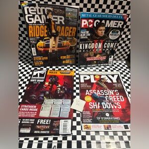 Retro Gamer and PC Gamer Magazine Bundle